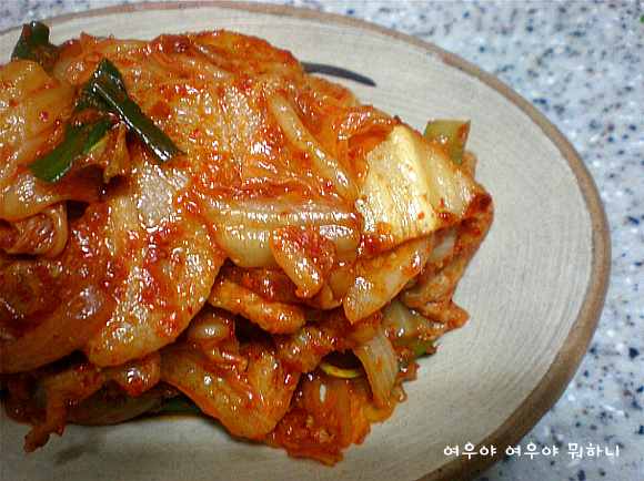 완전 초간단 김치삼겹 두루치기 만드는법^^