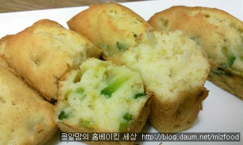 자투리야채로하는 건강한 채소홈베이킹~<애호박&양파휘난새>