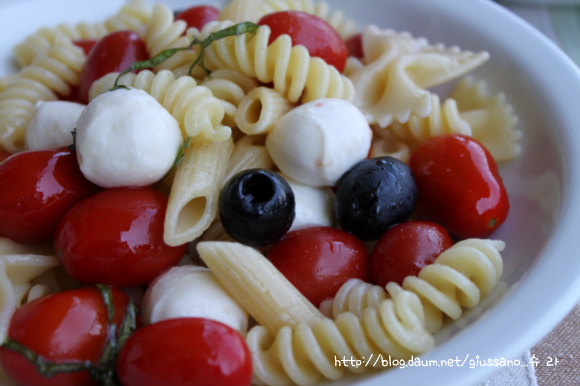 여름의 별미 깔끔하고~가벼운 샐러드 파스타(Insalata di pasta)