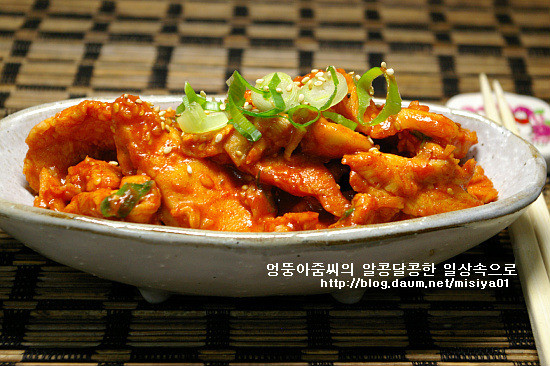 닭가슴살로 두가지맛 닭불고기 만들기
