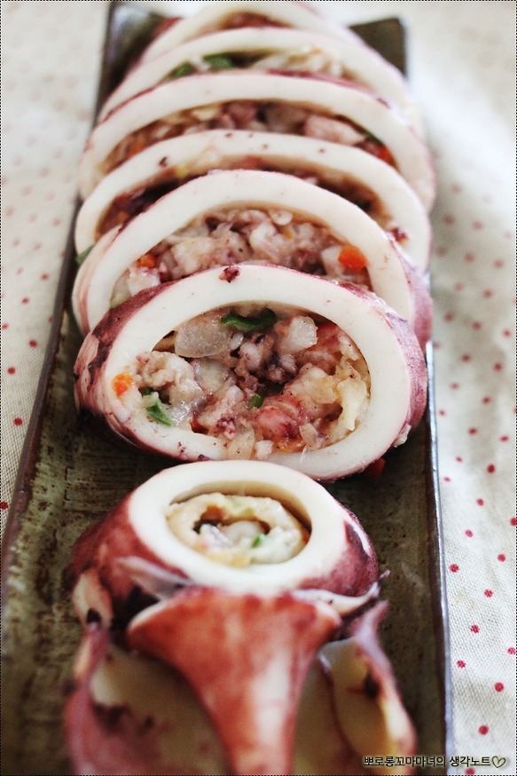 맛있는 오징어 순대 만드는 법