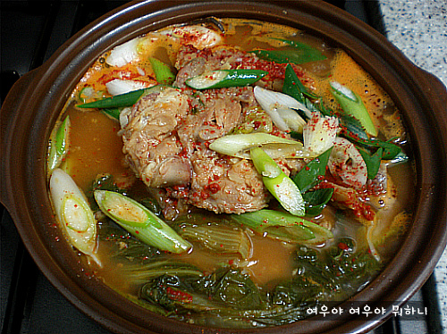 남편을 으쓱하게 만든 요리-감자탕^^