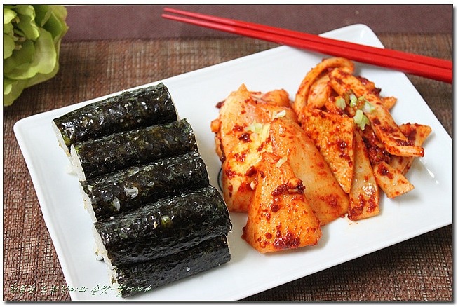 충무김밥 이미지