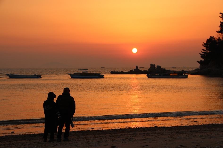 서천 마량리 동백나무숲 & 군함바위 일몰....