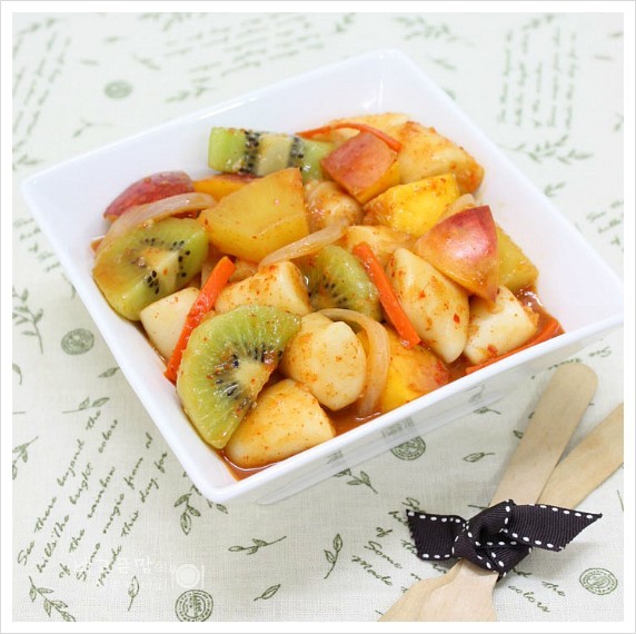 과일떡볶이 이미지