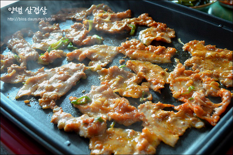 양념삼겹살