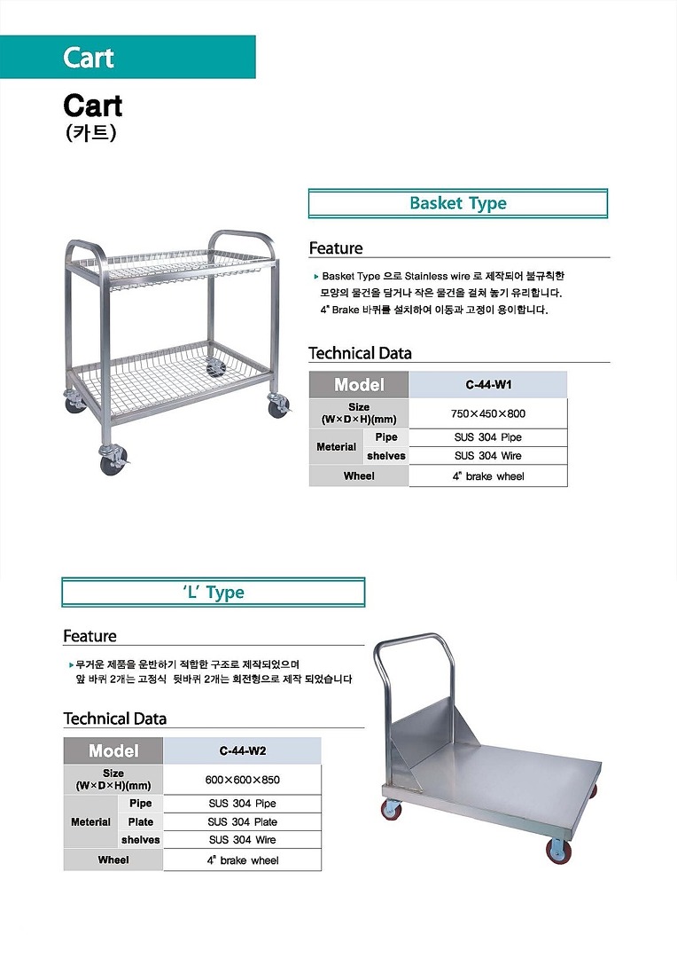 카트/Cart/Basket Type