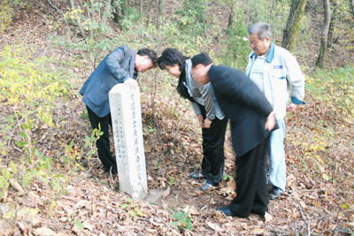 독립운동가 홍덕문 선생 묘지 발견