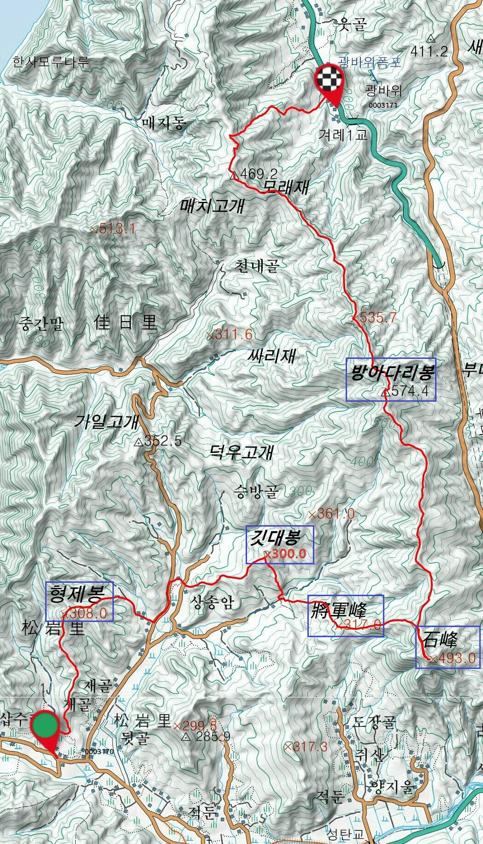 광바위 주유소 이미지