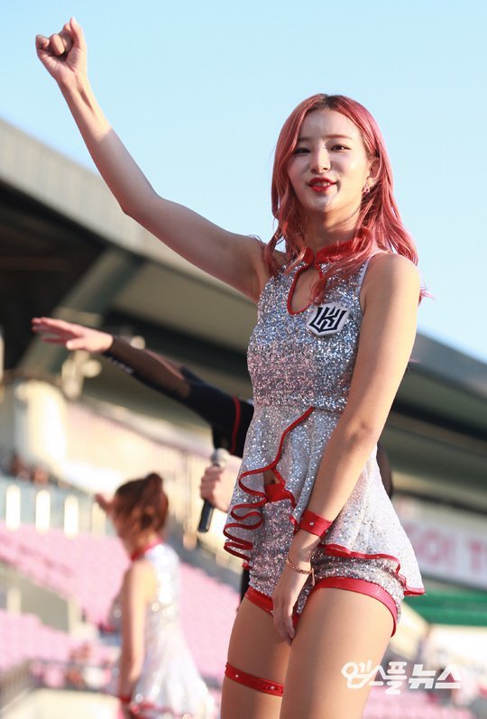 kt 위즈 치어리더 김진아