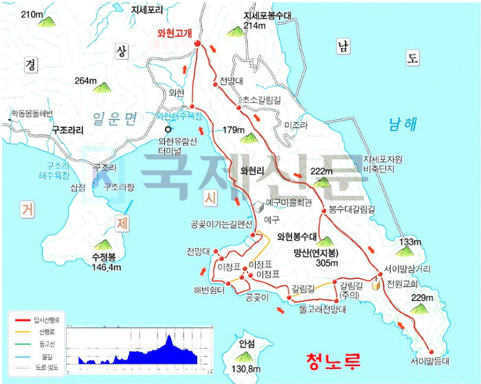 오랫만의 봄소풍 지심도와 공곶이 2018-04-07